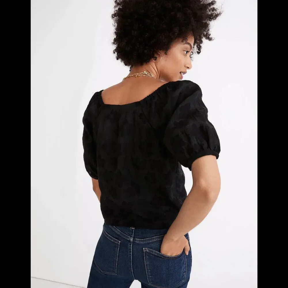 Madewell black puff